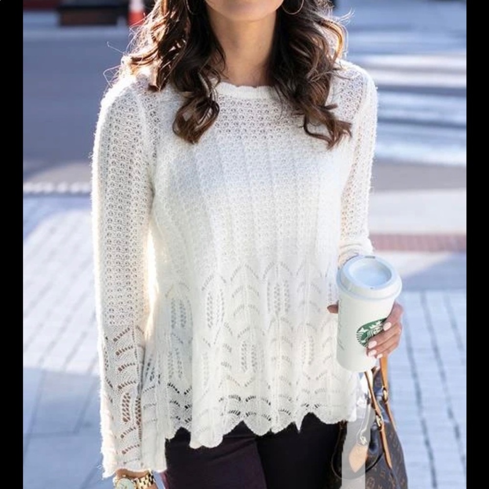 G&L Snowflake ❄️ Peplum Sweater